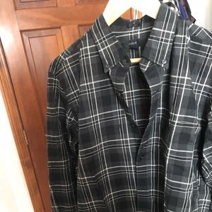 J. Crew Modern Plaid button down. (M)